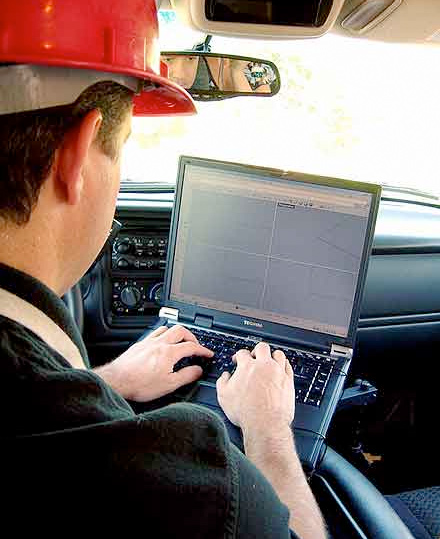 truck laptop