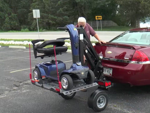 Video of Bruno Out-Sider Scooter Lift