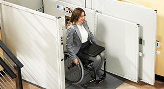 Wheelchair platform lifts